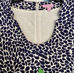 Lily Pulitzer 1/2 Sleeve Caterpillar Lined Shift Dress – Silk/Cotton – Sz L