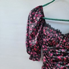 For Love and Lemons x Victoria&rsquo;s Secret Collab Melrose Dress Size XS Black Pink
