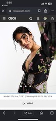 ASOS DESIGN colourblock maxi dress with blouson sleeves in multi floral print