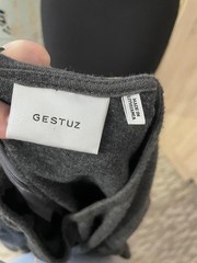 Women Gestuz Dress Grey Wool 38 #86GQ