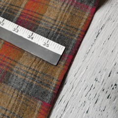 Vintage Plaid Shift Dress Womens Medium Sleeveless Knee Length Zip Fall Winter