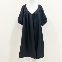 Banana Republic Women&rsquo;s Black Viscose-Linen Mini Shift Dresssize XL