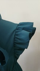 dresses for women wedding guest emerald green pleated a line dress