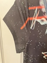Star Wars Star Fighters Skater Dress Cap Sleeve Black M Mighty Fine Rare Space