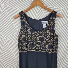 Vintage Lace Dress Size 10 12 Evening Cocktail Sheath LBD Special Event Alt