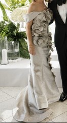 John Paul Ataker Strapless Mermaid Gown