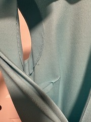 Vtg handmade Long cocktail/dinner Formal dress w/a retail belt Empire Waist