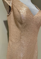 BARI JAY Womens Full Sequin Long Evening Occasion Dress 1617 NWOT – Sz 16
