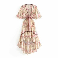 Women Ladies Long Maxi Dress Boho Holiday Beach Party Cocktail Summer Sundress