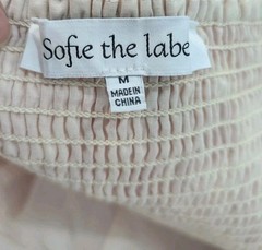 Sofie The Label Ruffled Dress Size Medium