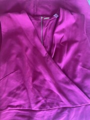 Women’s Sleeveless Tahari Size 12 Hot Pink Wrap Dress