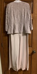 Alex Evenings 2 Pc. Mothers Grandmothers Dress Lace and Sparkles 10