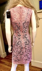 3k Dolce & Gabbana 2017 2024 Pink Black Lace 2 Dress Set LOT 38 40 2 4 6 S M Top