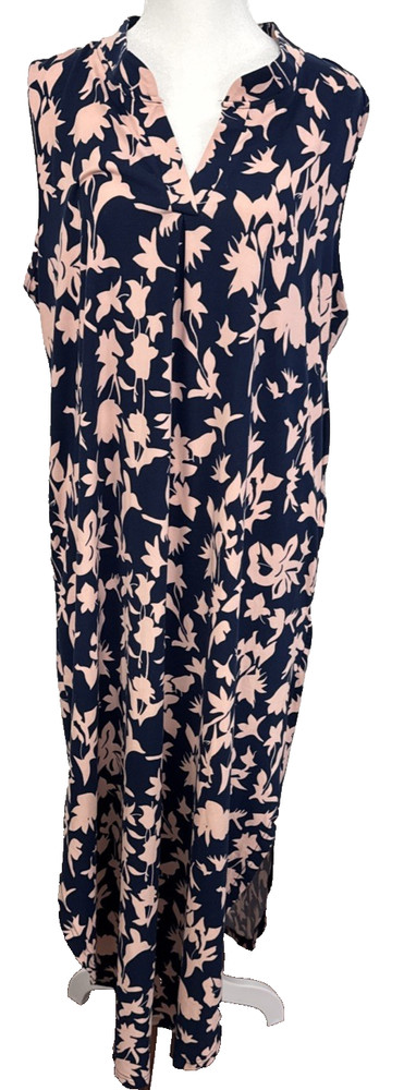 Auselily NWT Shift V-neck Sleeveless Dress Women Size 2X