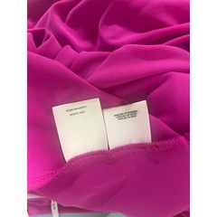 NWT Anne Klein Fuchsia Faux Wrap Midi Dress Size L