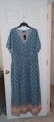 Torrid Chaliss Button Front Maxi Dress