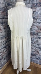 Vintage St Michael M&S Women&rsquo;s Cream Button Through A-Line Shirt Dress Size 16