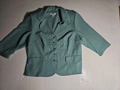 Lady Dorby 2 Pc Sea Green Set Jacket Sz 1x And Skirt Sz 20w Rn# 17638 # 2262241
