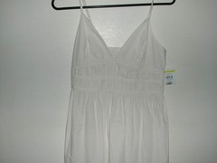 BP Womens White Spaghetti Strap Dress Sz S NWT