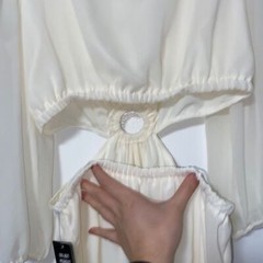 NWT Limited Edition Express cut out high-low dress