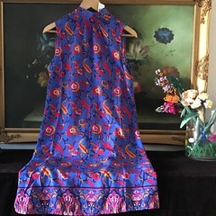NWT Ann Taylor Women&rsquo;s Sleeveless Back Tie Mock Neck Floral Shift Dress Size XS
