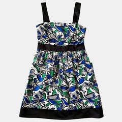 dBy Vintage Y2K Floral Cotton Mod Sundress Pockets Size 6 Retro 90s Cottagecore