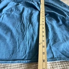 Boho Light Wash Denim Dress Medium Chambray Pintuck Lace Sleeveless Mini Peasant