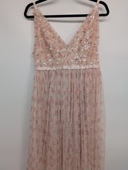 NWT Needle & Thread Bijou Aurelia Bodice Cami Gown Size US6 Embellished #1D453