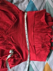 Red Ruched Bust Cami Dress Shein MOD. Princess waist belle christmas party prom