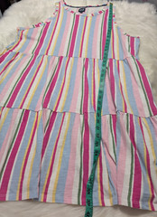 Gap Dress Lightweight Tiered Layered Sleeveless Summer XX-Large Pockets XXL W-17