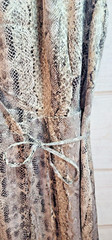 A ~ NWT ~ The Limited Wrap Dress Short Sleeve Snakeskin ~ Multi ~ Sz 10P