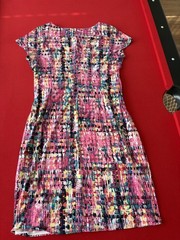 Multi Print Dress By Ellen Tracey Ladies Size 10