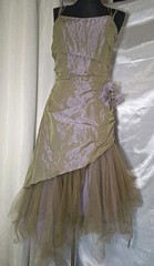 Y2K Prom Fairy Tulle Dress Asymmetrical Iridescent Balletcore Party
