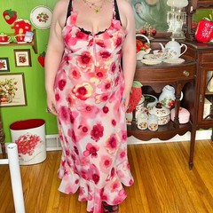 Vintage y2k Mlle Gabrielle plus size boho coquettecore summer maxi dress