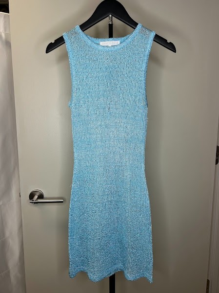 NWOT Womens Size XS Revolve – More To Come Blue Knit Dress