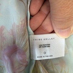 Tribe Kelley Bella Boho Beach Goddess Chiffon Maxi Kaftan Cover Up Dress L/XL