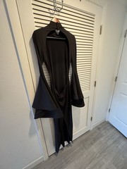 Michael Costello X Revolve Size S Black Long Sleeve Maxi Dress