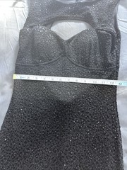 Vintage Deb Black Sequence Party Dress From 1990 S ￼