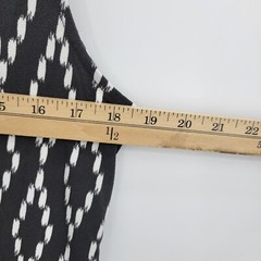 Banana Republic Dress Womens Medium Sleeveless Black Aztec Print V-Neck Boho