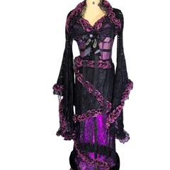 Goth Dress Punk Rock Clothes Gothic Vkei Grunge Cyber Y2K Women&rsquo;s Emo Clothing