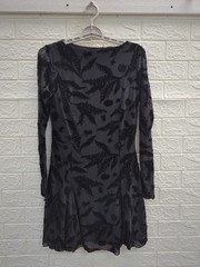 New Disturbia Cimora Dandelion Flocked Mesh Mini Dress Women&rsquo;s Size 6