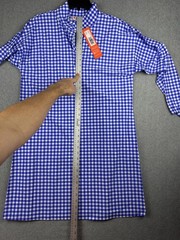 Jude Connally Dress Womens Medium Gingham Iris Florence Jude Cloth USA NWT $238