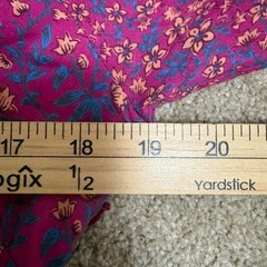 Roller Rabbit Womens Medium Augusta Midi Dress Pink Purple Floral Cottagecore
