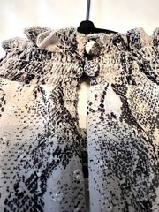 Altar’d State Snake Print Beige Black Long Sleeve Dress Size Small