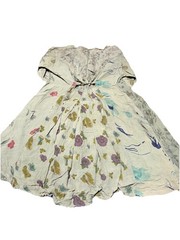 Sacred Threads Size Medium/ Large Floral Round Neck Dolman Sleeves Dress NEW