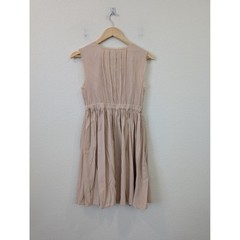 Moda International Pink Silk Lace Up V-Neck Mini Dress Womens S Fairycore Whimsy