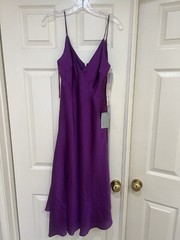Keepsake the Label Infinity Midi Purple Slip Dress Small