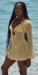 Monday Swimwear MONTEGO MINI DRESS – HONEY PETIT CROCHET Small