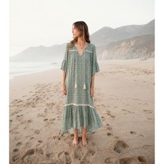 Christy Dawn The Corley Dress Mint Bloooming Meadow Size Small Floral Maxi Dress