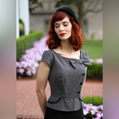 🍄‍🟫HOST PICK🍄‍🟫 Stop Staring Park Place Dress, Grey/Black, Size 16, EUC
